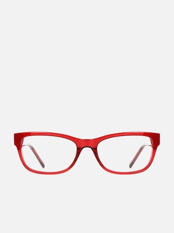 DKNY Sunglasses in Red: front