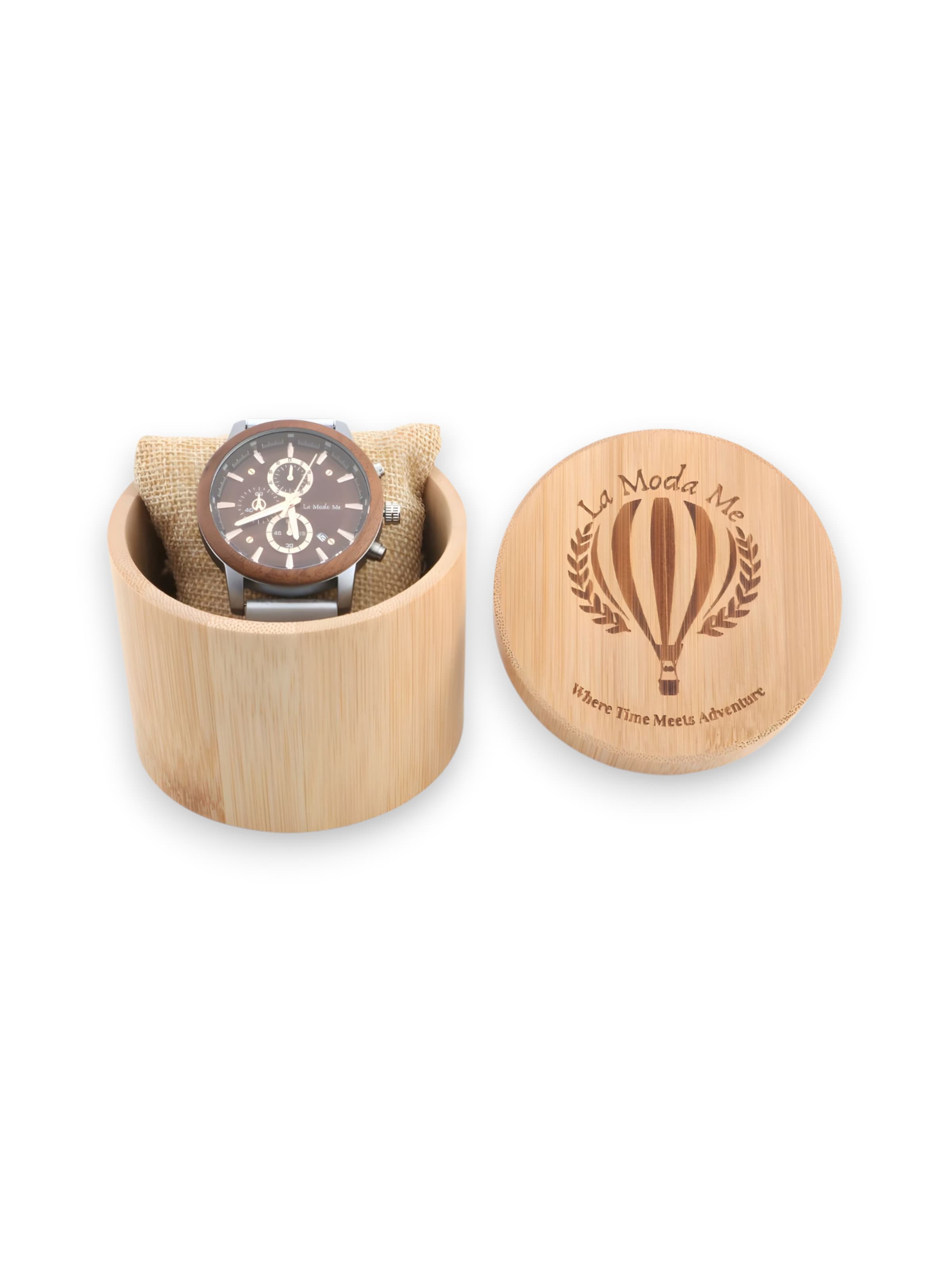 La Moda Me - Reloj analógico 'Watch Timberline' en marrón