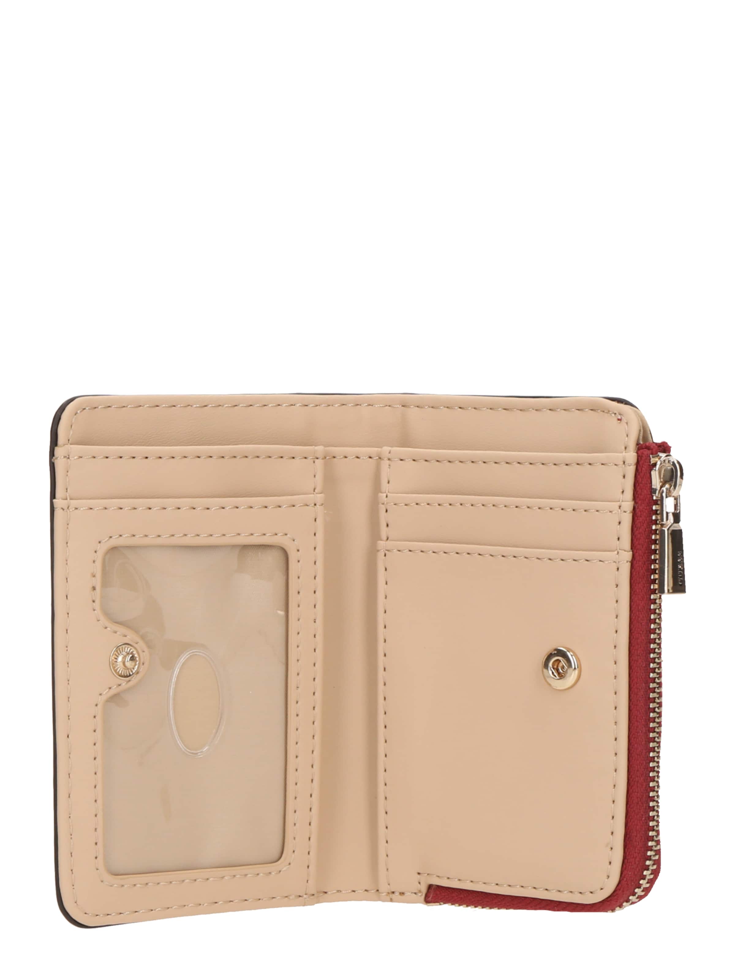 GUESS Peněženka 'LAUREL II SLG ZIP ARND CRD CSE' – červená