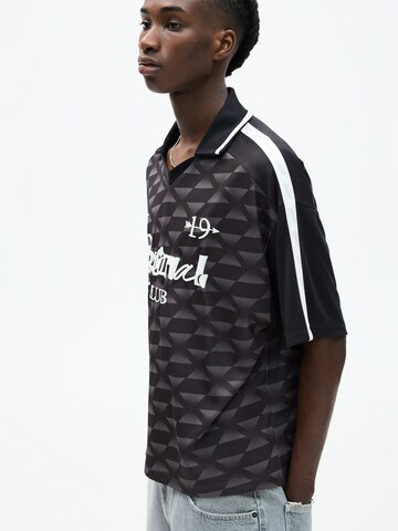 T-Shirt Pull&Bear en noir : devant