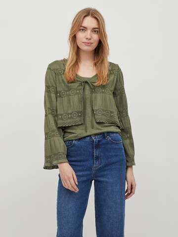 VILA Between-Season Jacket in Green: front