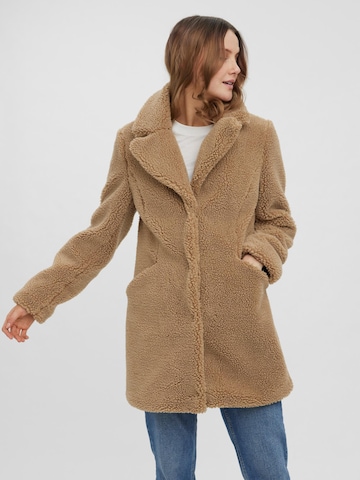 VERO MODA Between-seasons coat 'Donna' in Brown: front