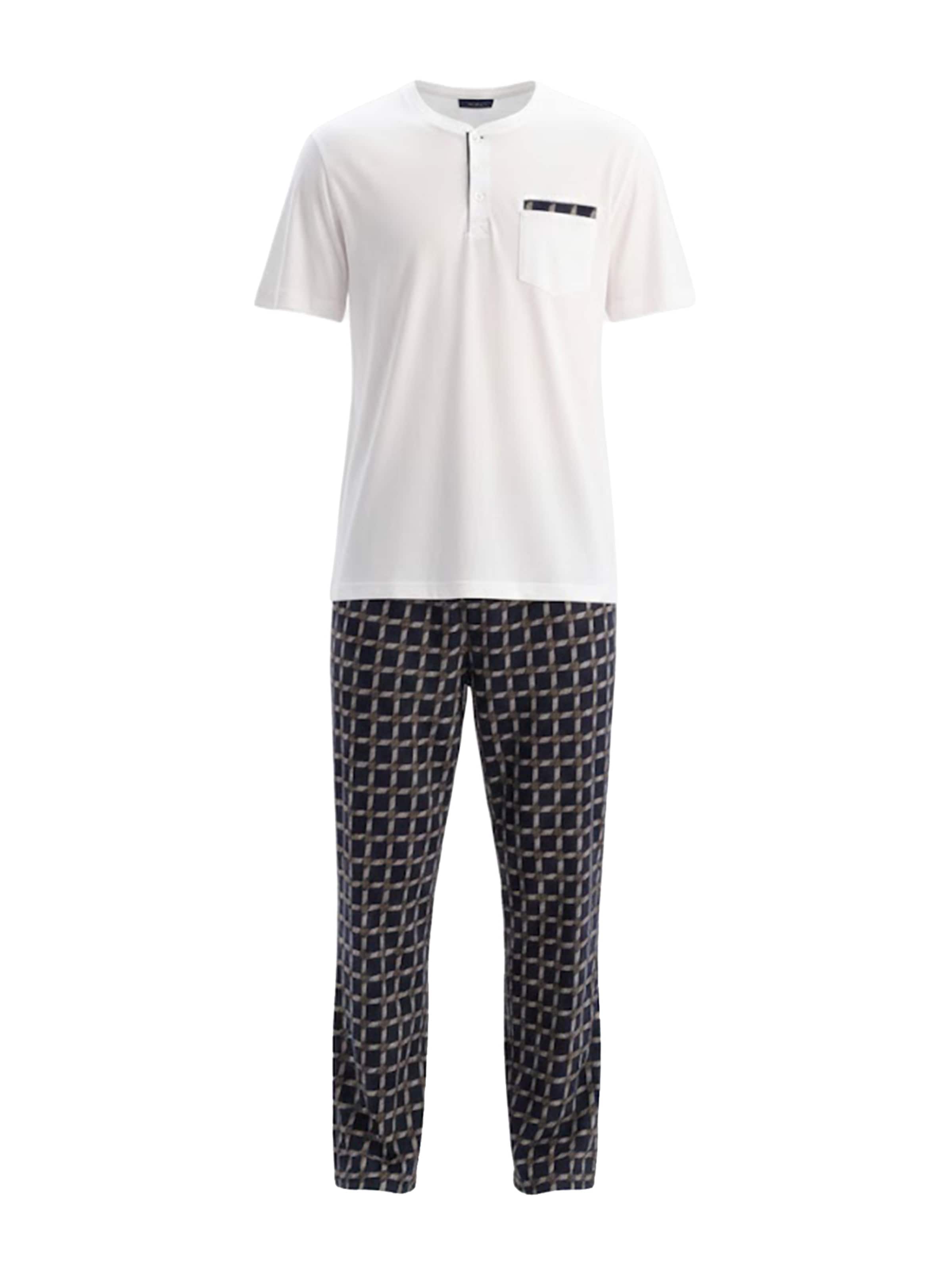 Dagi Pitkä pyjama värissä valkoinen: etupuoli