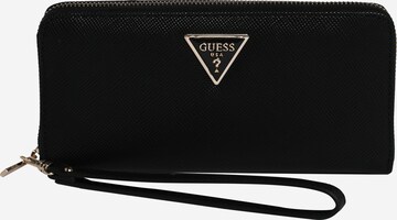 Portamonete 'Laurel' di GUESS in nero: frontale