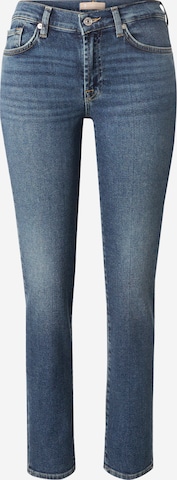 mėlyna 7 for all mankind Siauras Džinsai 'ROXANNE Bay': priekis