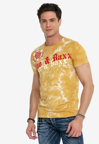 CIPO & BAXX T-Shirt in Gelb