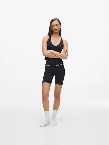 juoda Karl Lagerfeld Siauras Kelnės 'Athleisure'
