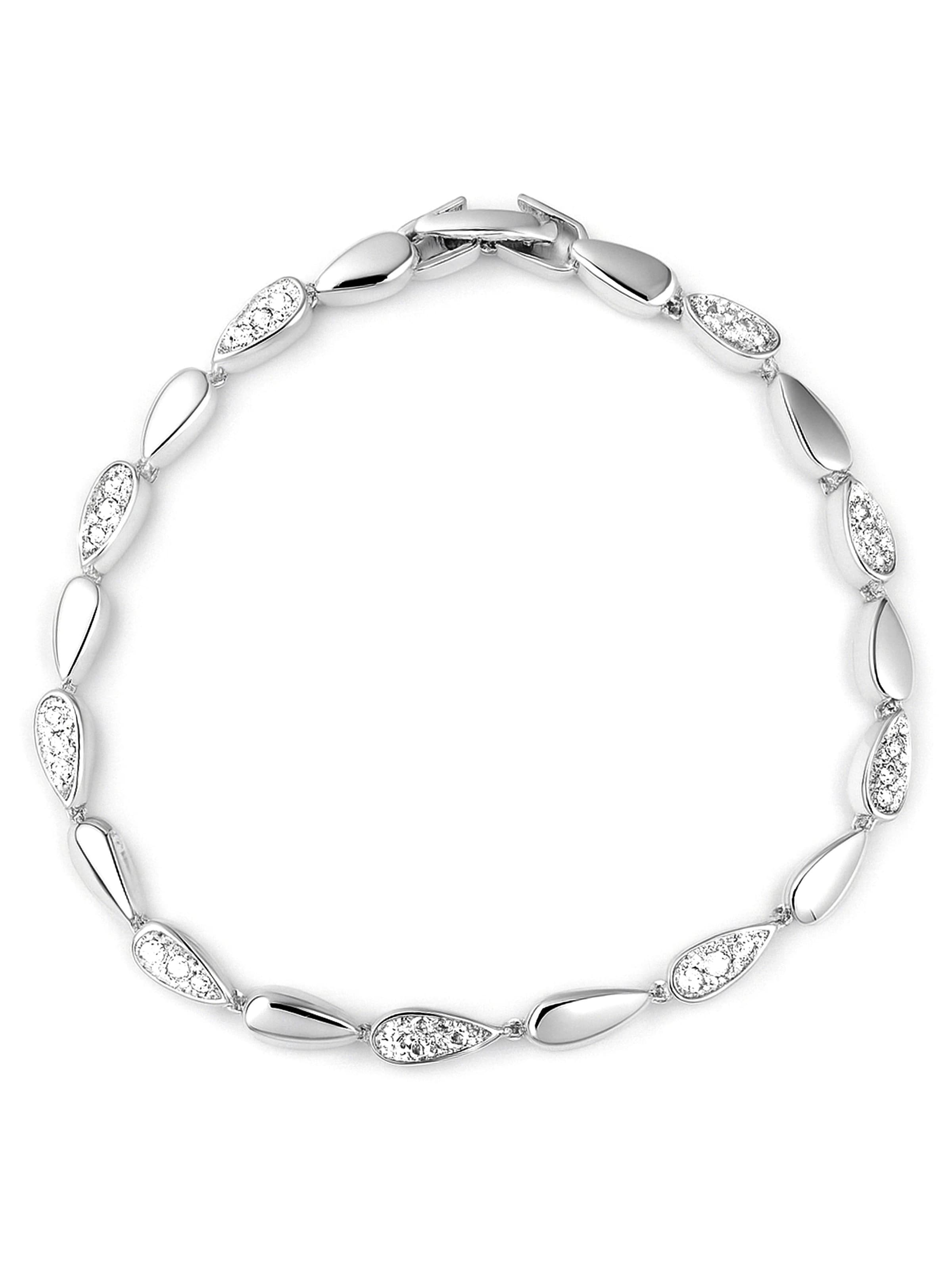 Luxenter - Pulsera 'Tanal' en plata: frente
