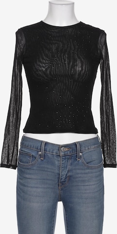 UNITED COLORS OF BENETTON Top & Shirt in XXXS in Black: front