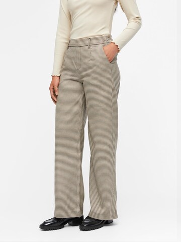 Wide leg Pantaloni con pieghe 'LISA' di OBJECT in beige