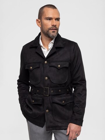 Antioch Between-season jacket in Black: front