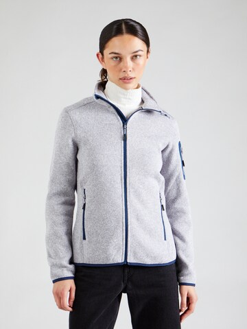 CMP - Chaqueta polar funcional en gris: frente