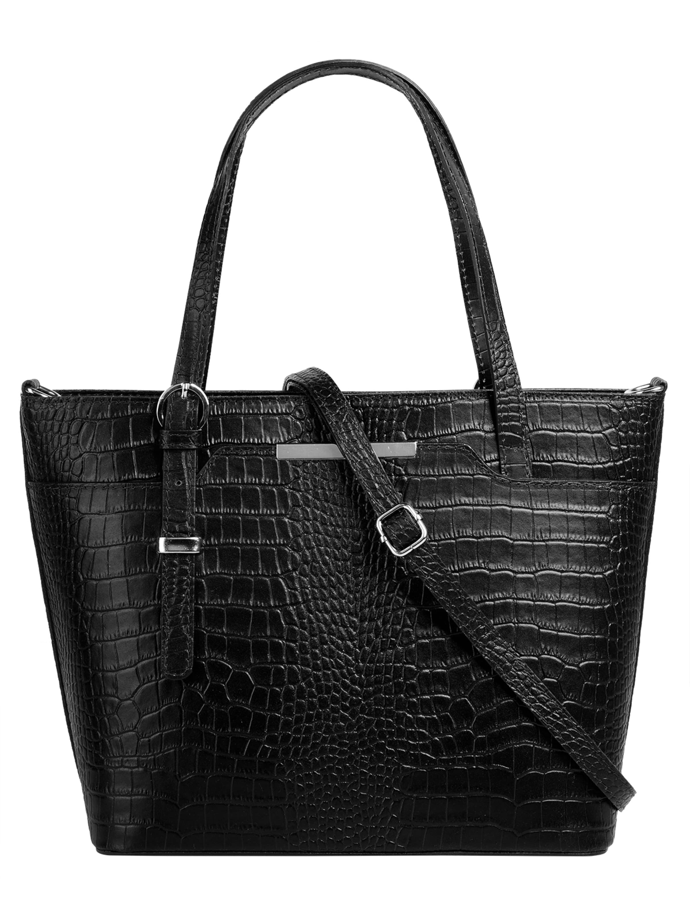 Cluty Handbag in Black: front