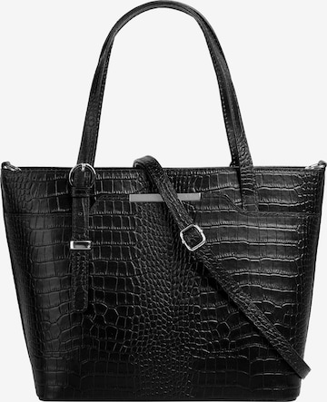 Cluty Handbag in Black: front