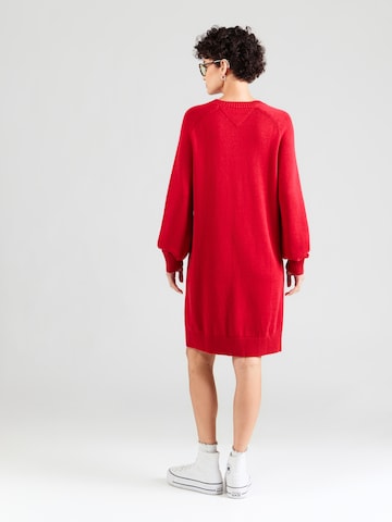 Abito in maglia di Tommy Jeans in rosso