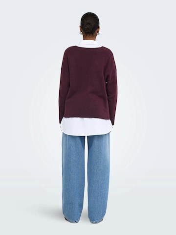 ONLY Pullover 'ONLRICA' in Rot