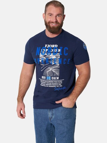 Jan Vanderstorm Shirt 'Redlef' in Blue: front