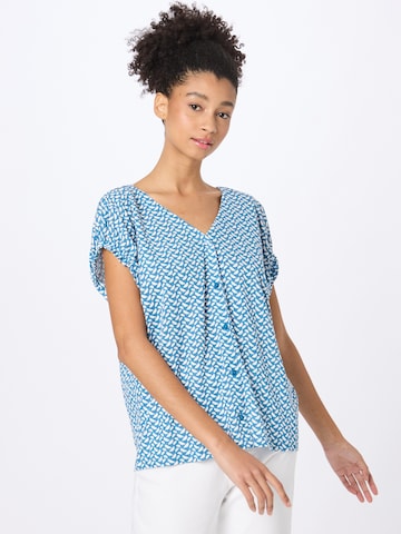 TOM TAILOR Bluse in Blau: predná strana