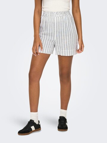 ONLY Regular Trousers 'TOKYO' in White: front
