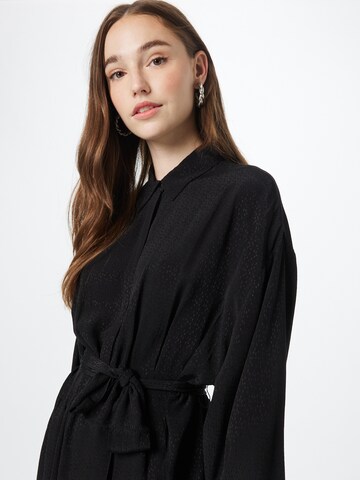 Twinset Shirt Dress in Black