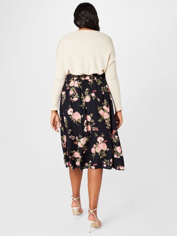 PIECES Curve Skirt 'NYA' in Black