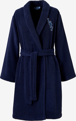 Kenzo Home Long Bathrobe in Blue: front