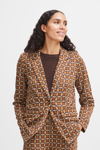 b.young Blazer in Brown: front