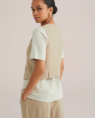 WE Fashion Блейзер в Бежевый: спереди