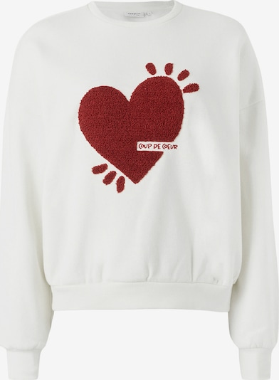 Megztinis be užsegimo 'ONLTAMMIE' iš ONLY, spalva – raudona / balta, Prekių apžvalga