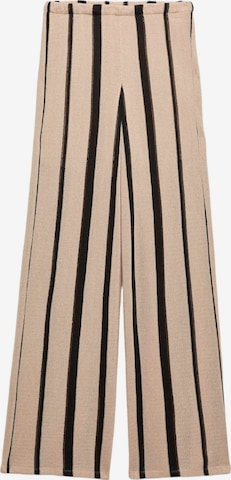 Wide leg Pantaloni di Marks & Spencer in beige: frontale