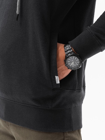 Sweat-shirt Ombre en noir