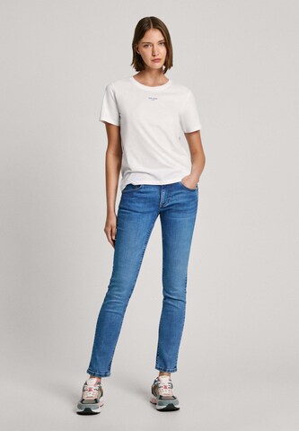 balts Pepe Jeans T-Krekls