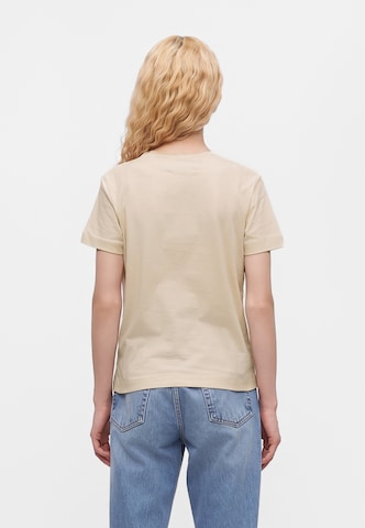 Calvin Klein Jeans Μπλουζάκι σε μπεζ: πίσω