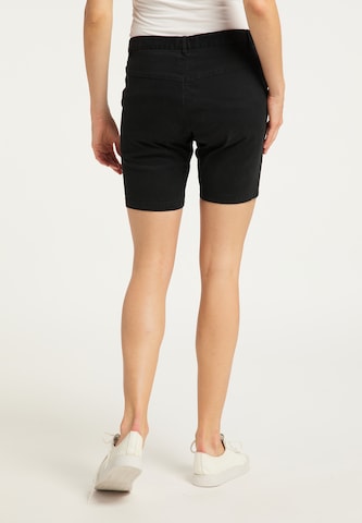 DreiMaster Vintage Slimfit Shorts in Schwarz