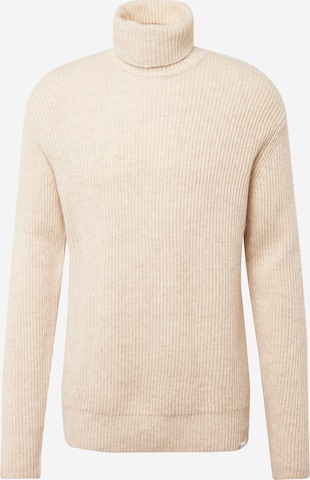 Pullover 'Eddie' di Les Deux in beige: frontale