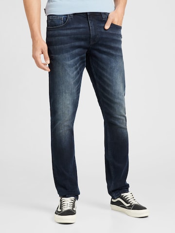 QS Slimfit Jeans 'Rick' i blå: framsida