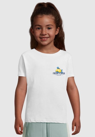 Merchcode Shirt 'Fresh Flavor' in Wit: voorkant