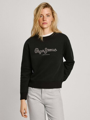 Felpa di Pepe Jeans in nero: frontale