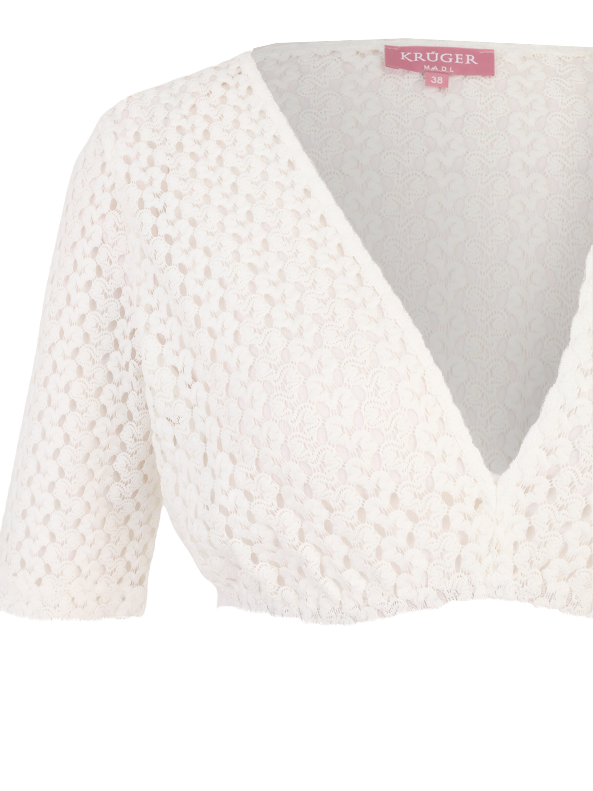 Krüger Madl - Blusa tradicional en beige