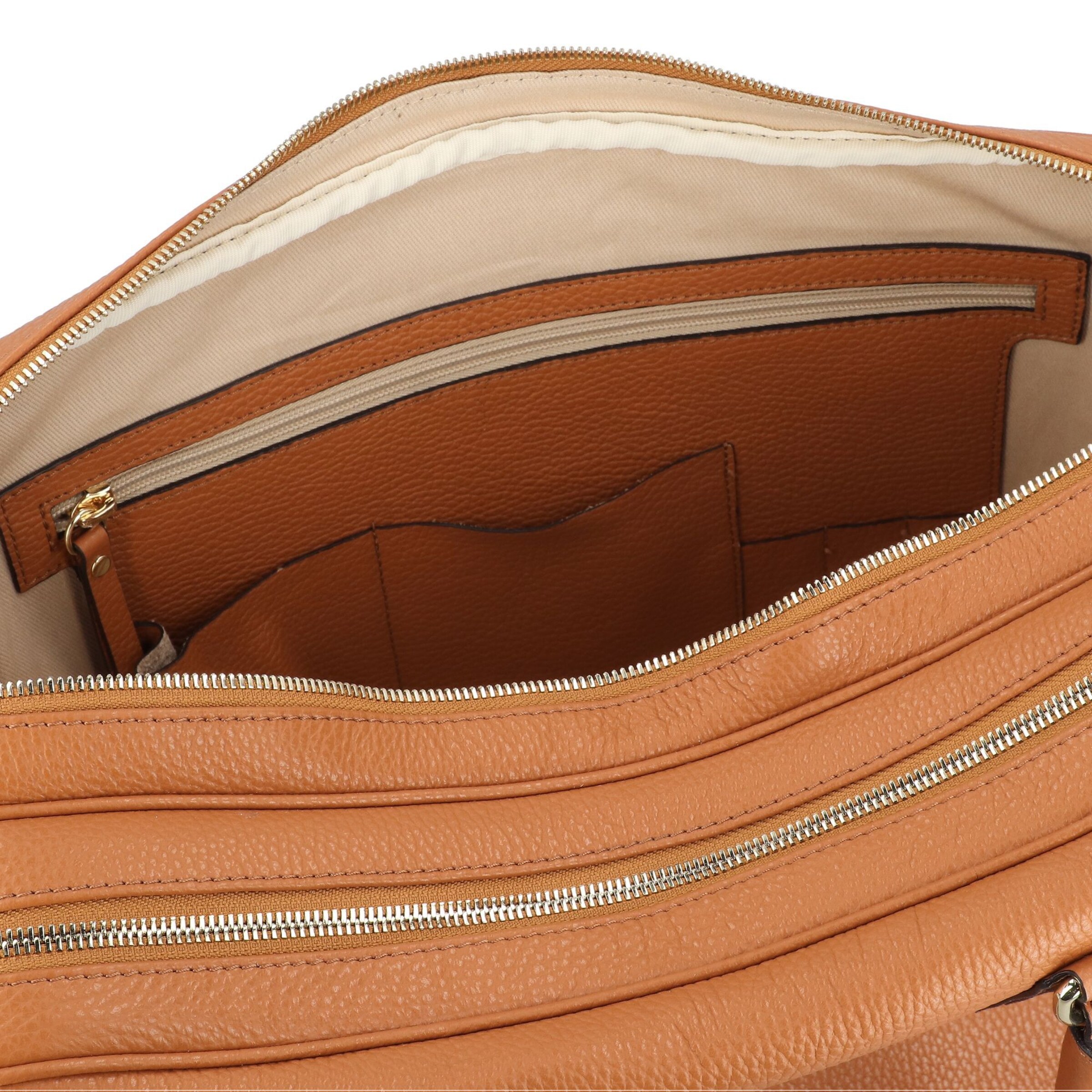 ABRO Document Bag 'Adria' in Brown