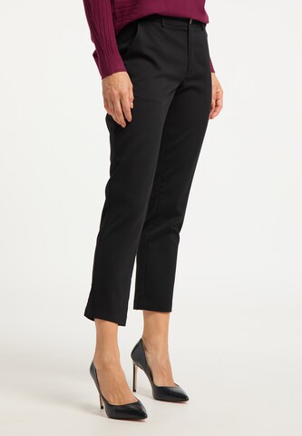 usha BLACK LABEL Regular Pants in Black: front