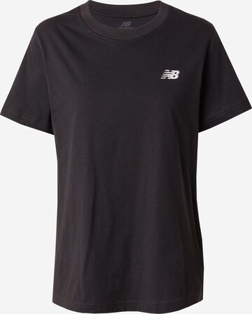 new balance - Camiseta funcional 'Essentials' en negro: frente