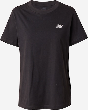 new balance Functioneel shirt 'Essentials' in Zwart: voorkant