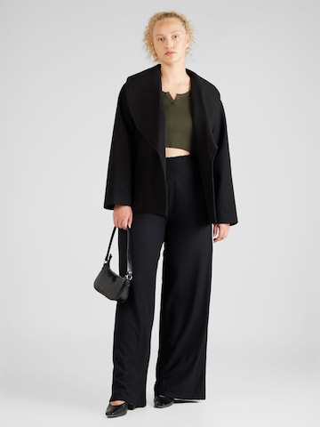 Vero Moda Curve Between-Seasons Coat 'ANNE' in Black