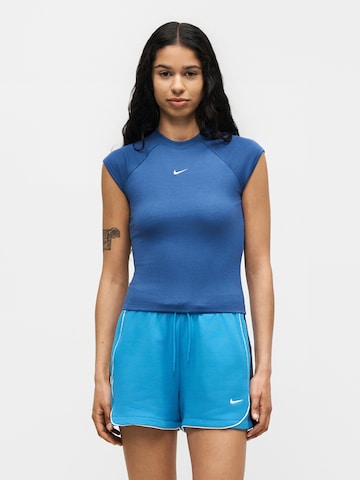 Nike Sportswear Тениска 'CHILL' в синьо: отпред