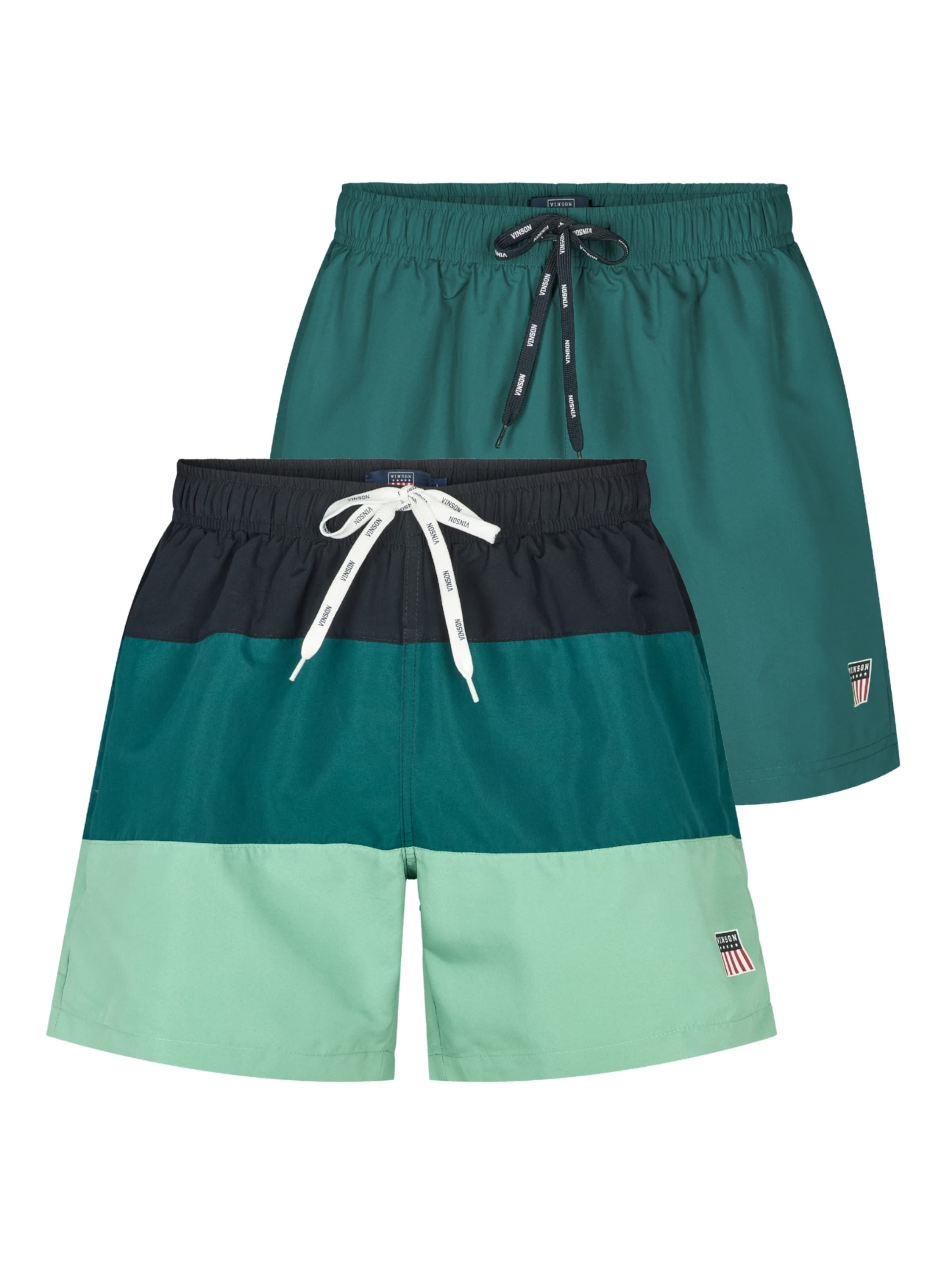 VINSON Zwemshorts ' VMRudcott ' in Blauw: voorkant