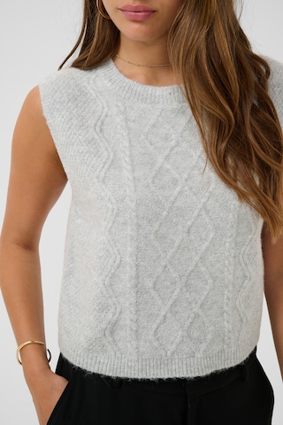 Cream Gebreide bodywarmer 'Starfi' in Grijs