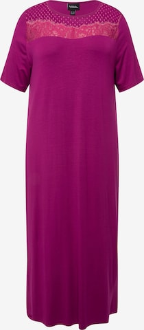 Chemise de nuit Ulla Popken en violet : devant