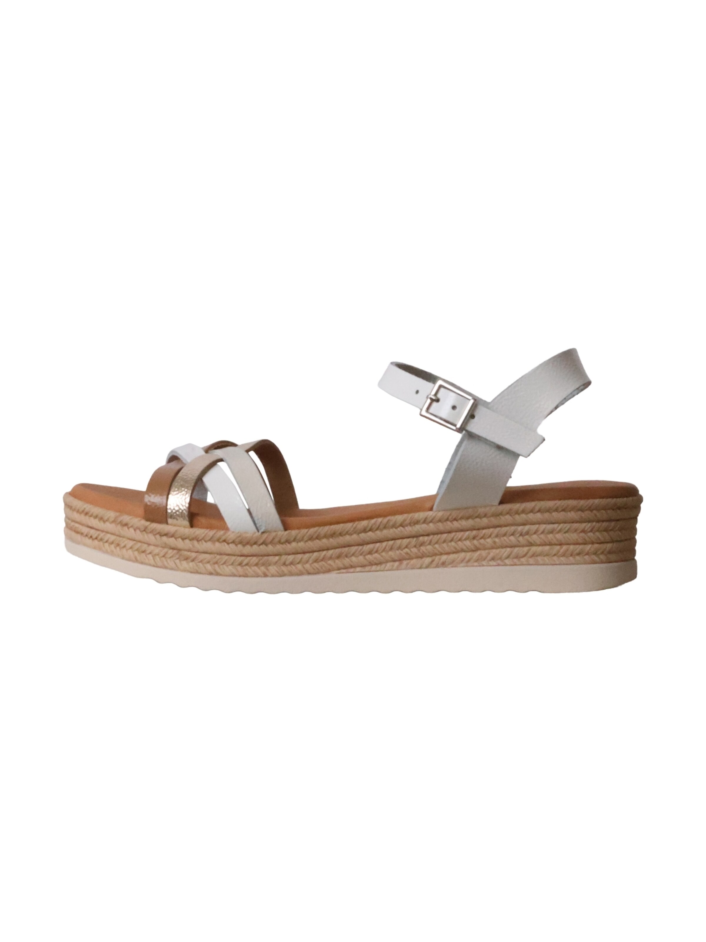 Sandales Oh my Sandals en blanc : devant