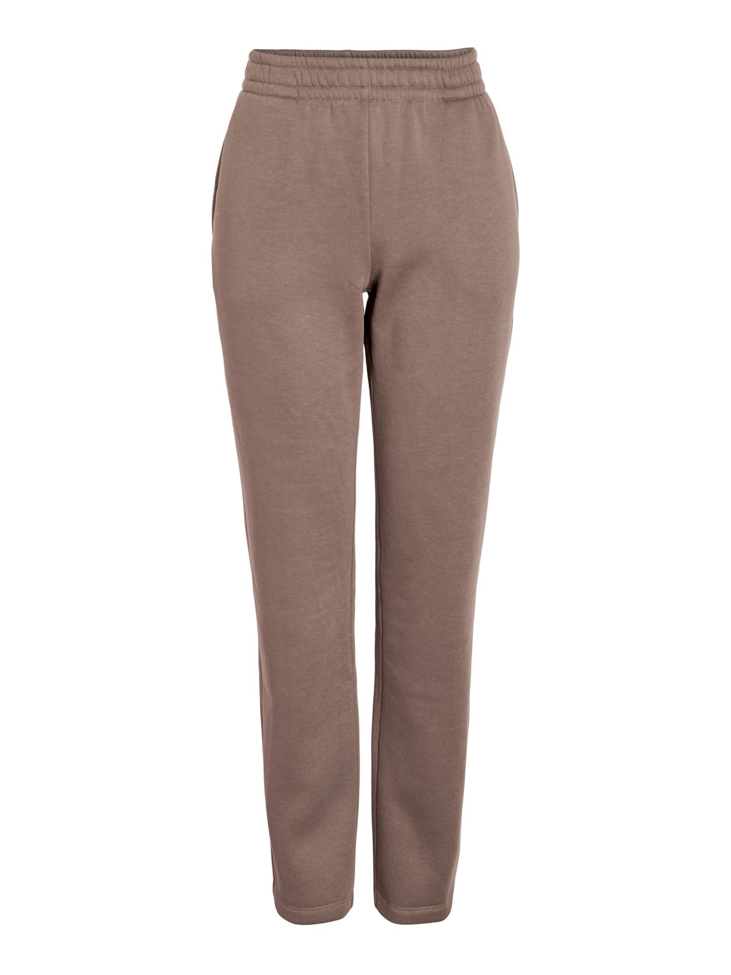Loosefit Pantalon 'BLOOM' Noisy may en marron : devant